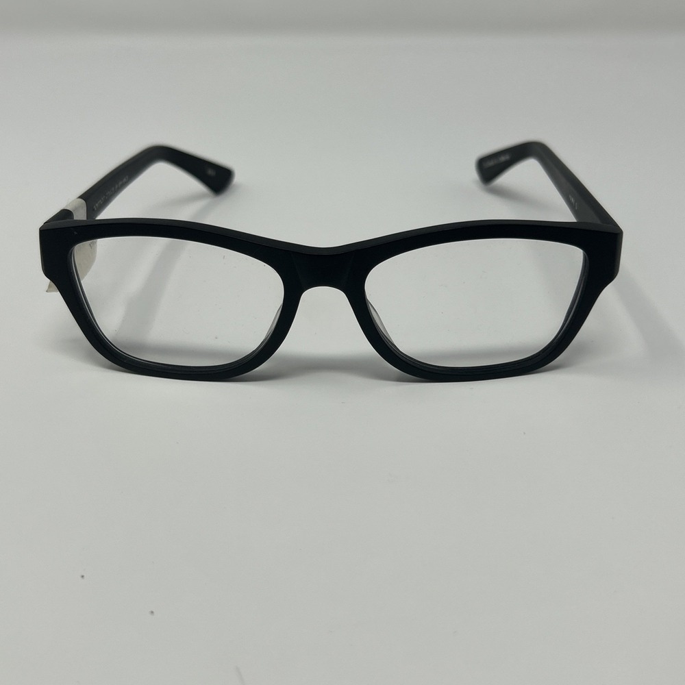 NWT Norman Childs HAWK D Eyeglasses 54-19-140 Unisex Adult Matte Black Frames